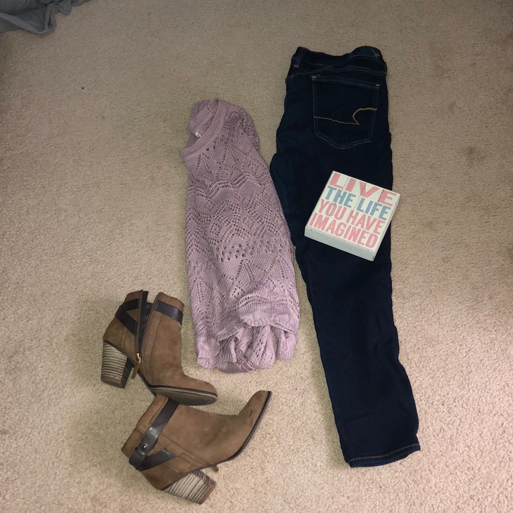 Pink Rose 🌹 adorable mauve sweater